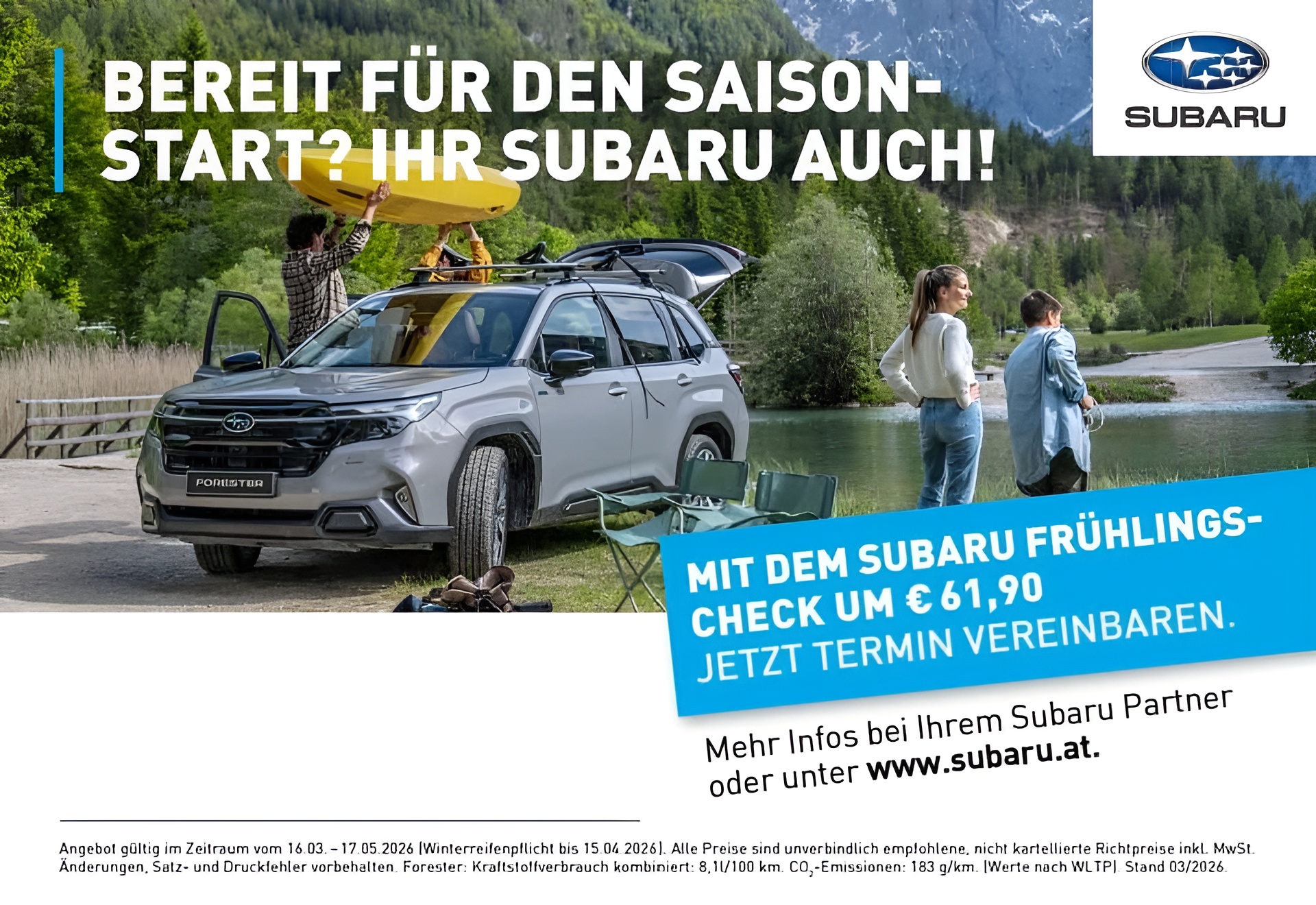 Fr&uuml;hlings-Check f&uuml;r einen sicheren und entspannten Start in die neue Saison.